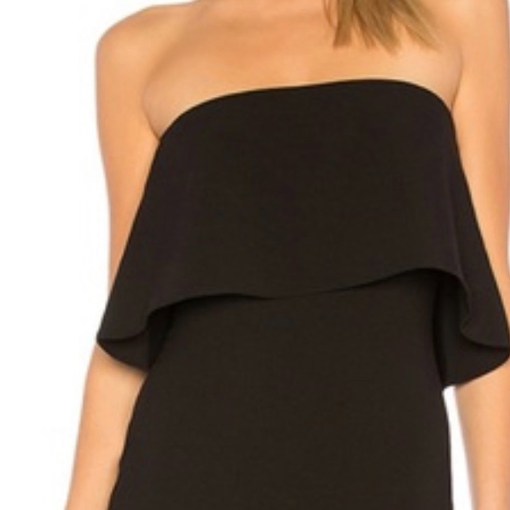 DO+BE Strapless Slit Cocktail Dress